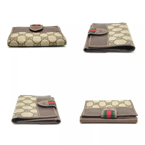 GUCCI GG SHERRY LINE BI-FOLD & LONG WALLET SET (2) – WITH BOX - Picture 7 of 11